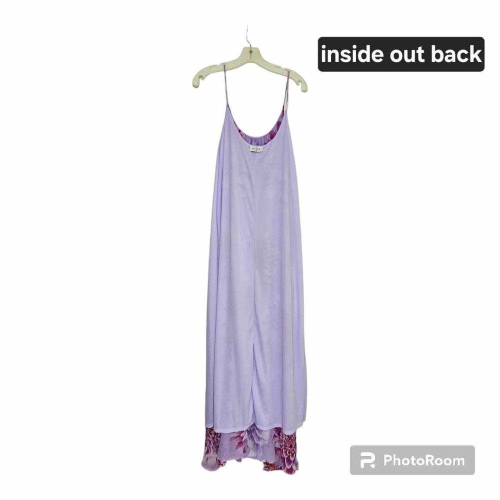 NEW Red Dress - Aura Lavender Floral Maxi Dress Size S - Picture 5 of 9